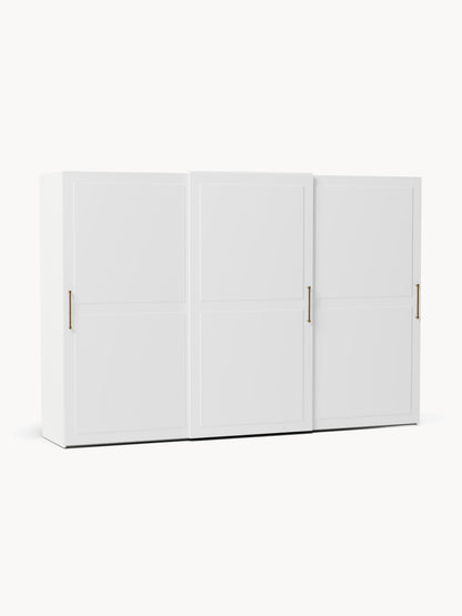 Charlanova Modular Sliding-Door Wardrobe, 300 cm Wide, in Various Sizes