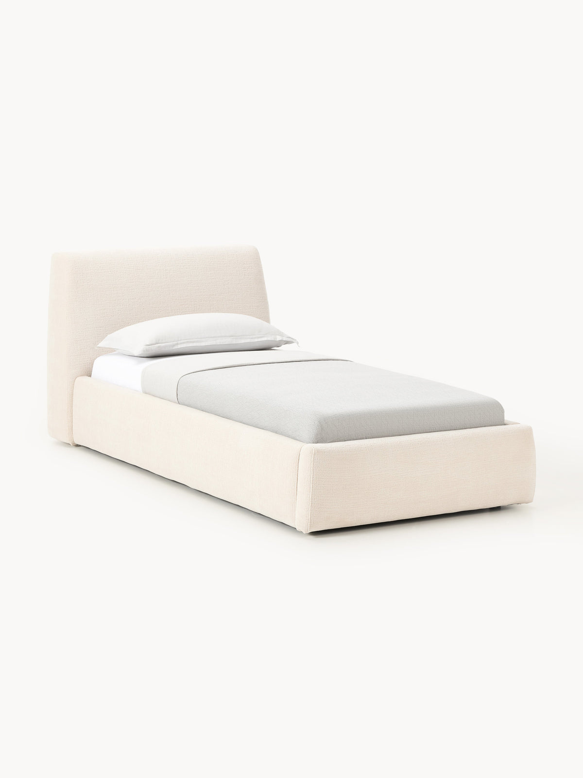 Cloveran Single Bed, Upholstered