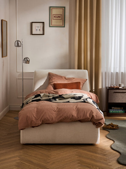 Cloveran Single Bed, Upholstered