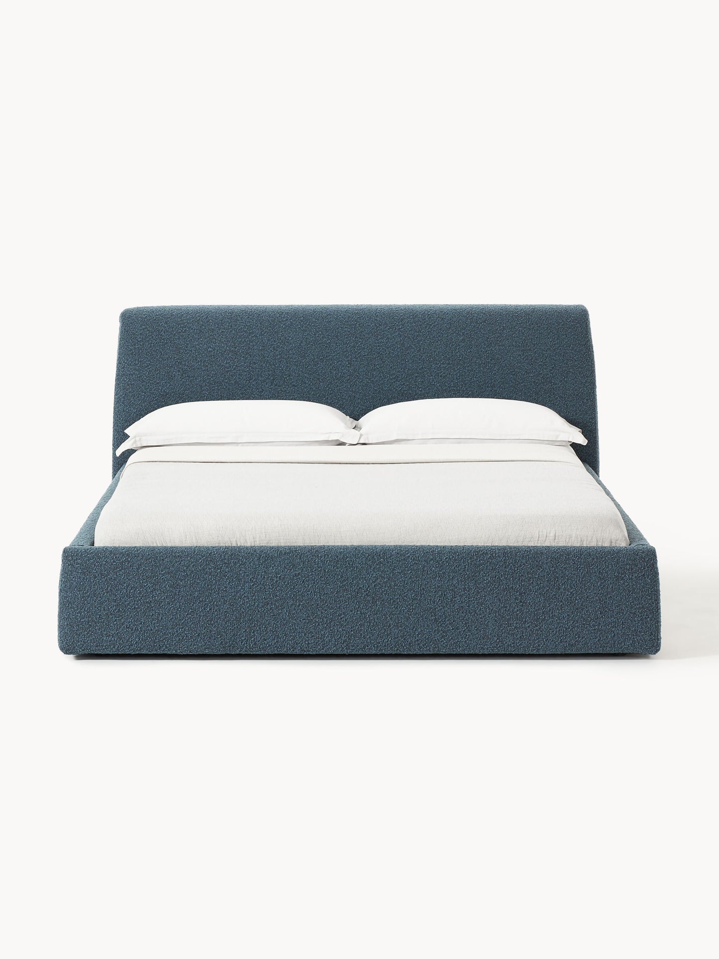 Cloveran Upholstered Bed in Bouclé