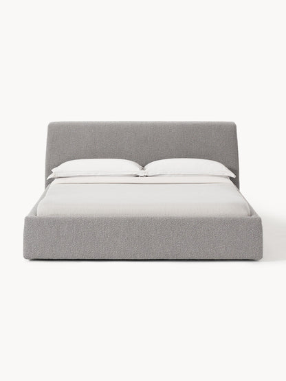 Cloveran Upholstered Bed in Bouclé