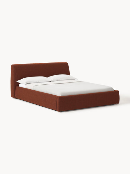 Cloveran Upholstered Storage Bed in Bouclé