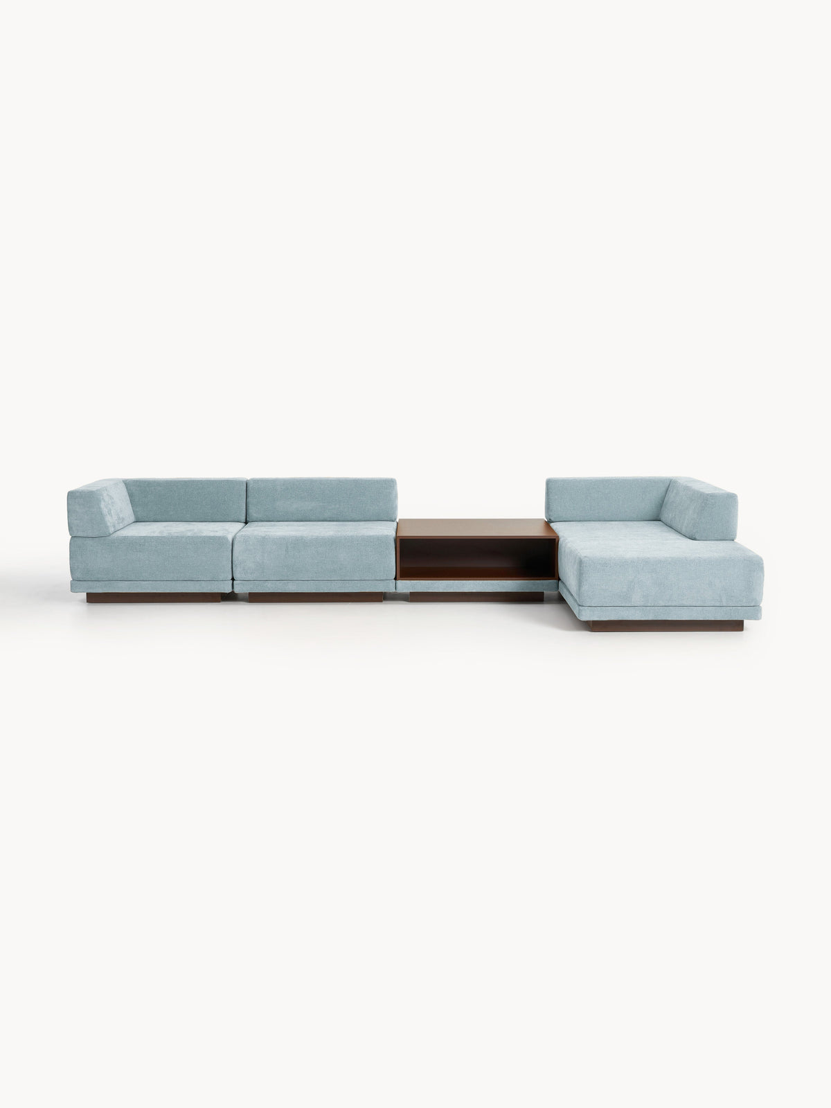 Colrenta Modular 4-Seater Corner Sofa with Coffee Table