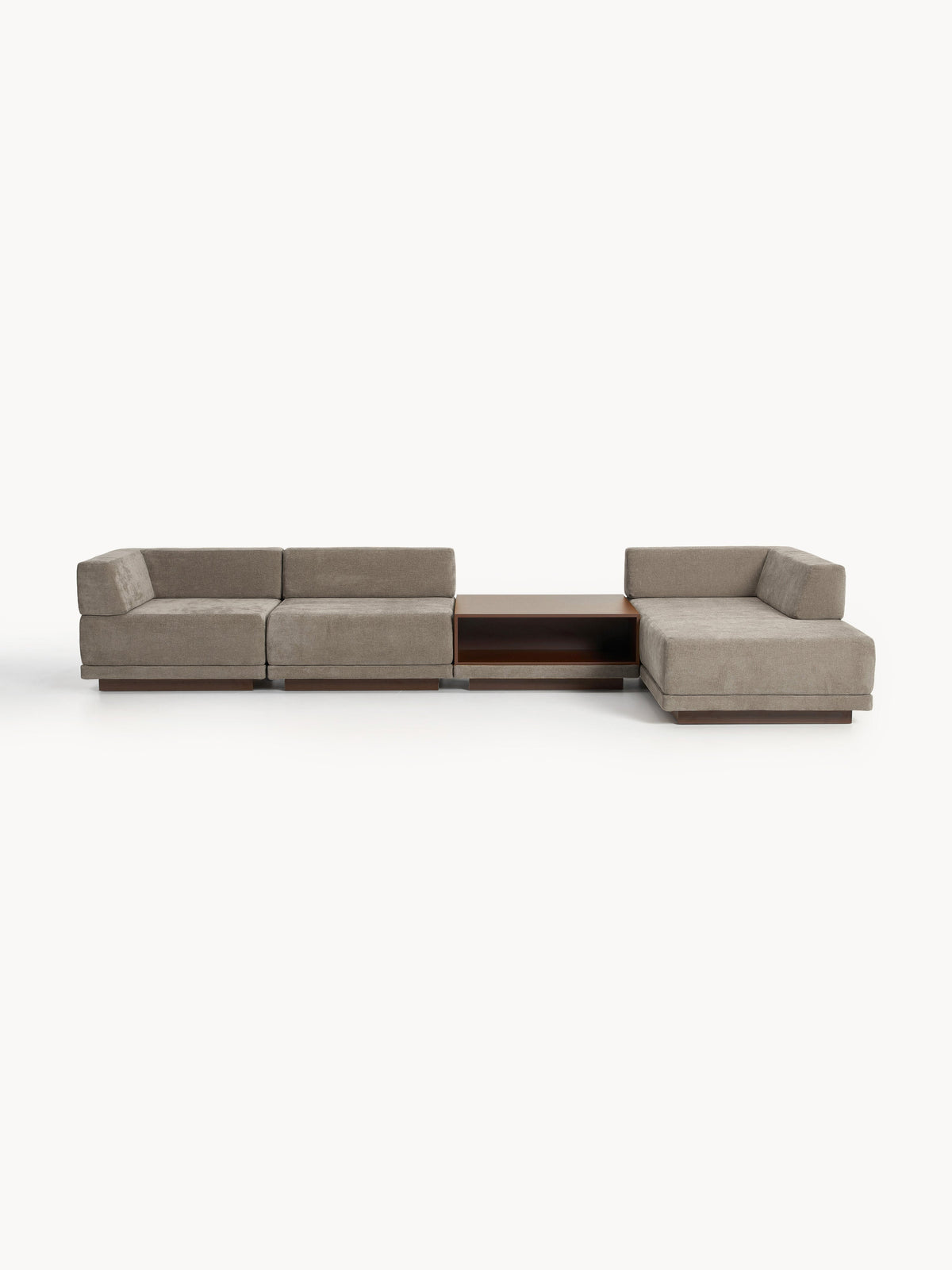 Colrenta Modular 4-Seater Corner Sofa with Coffee Table