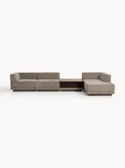 Colrenta Modular 4-Seater Corner Sofa with Coffee Table