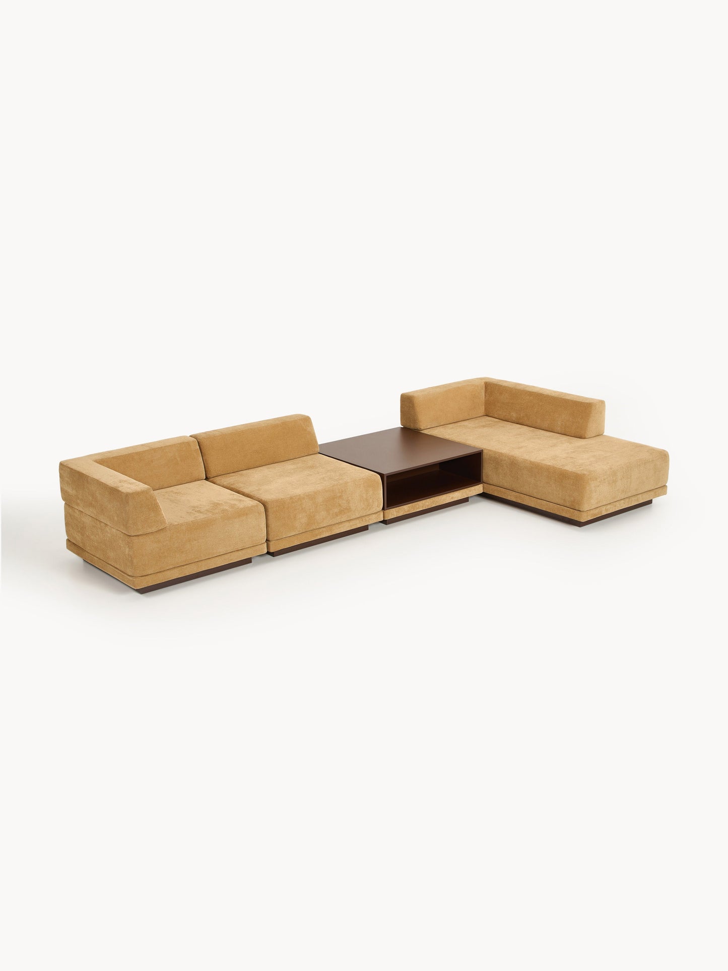 Colrenta Modular 4-Seater Corner Sofa with Coffee Table