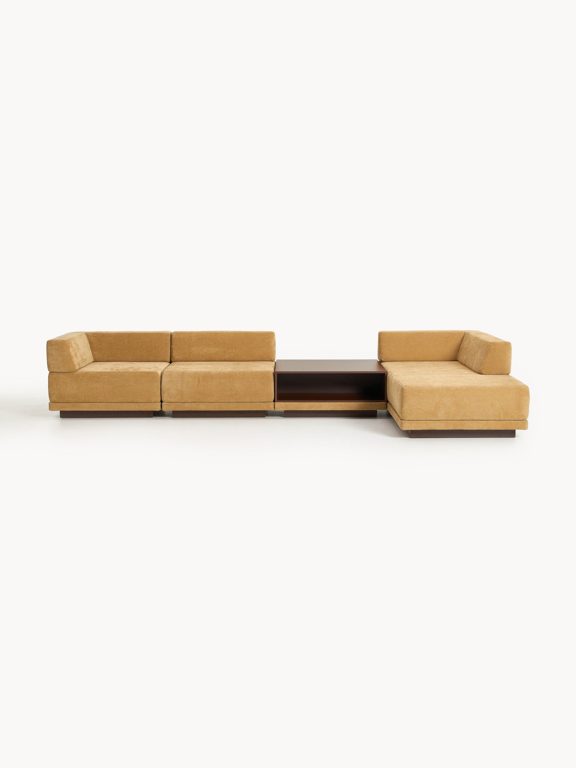 Colrenta Modular 4-Seater Corner Sofa with Coffee Table