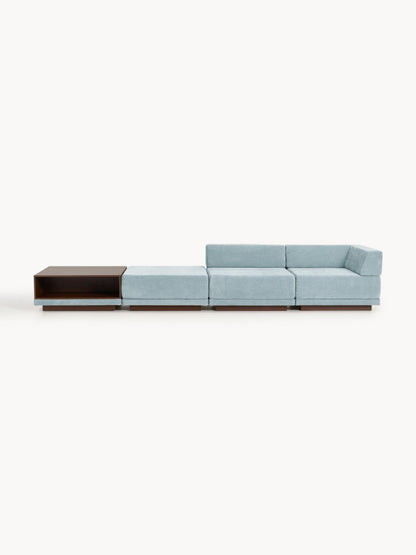 Colrenta Modular Sofa (4-Seater) with Coffee Table & Ottoman
