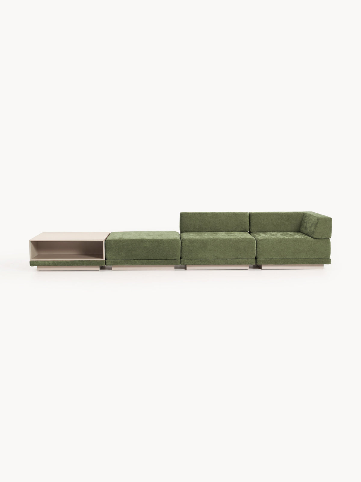 Colrenta Modular Sofa (4-Seater) with Coffee Table & Ottoman