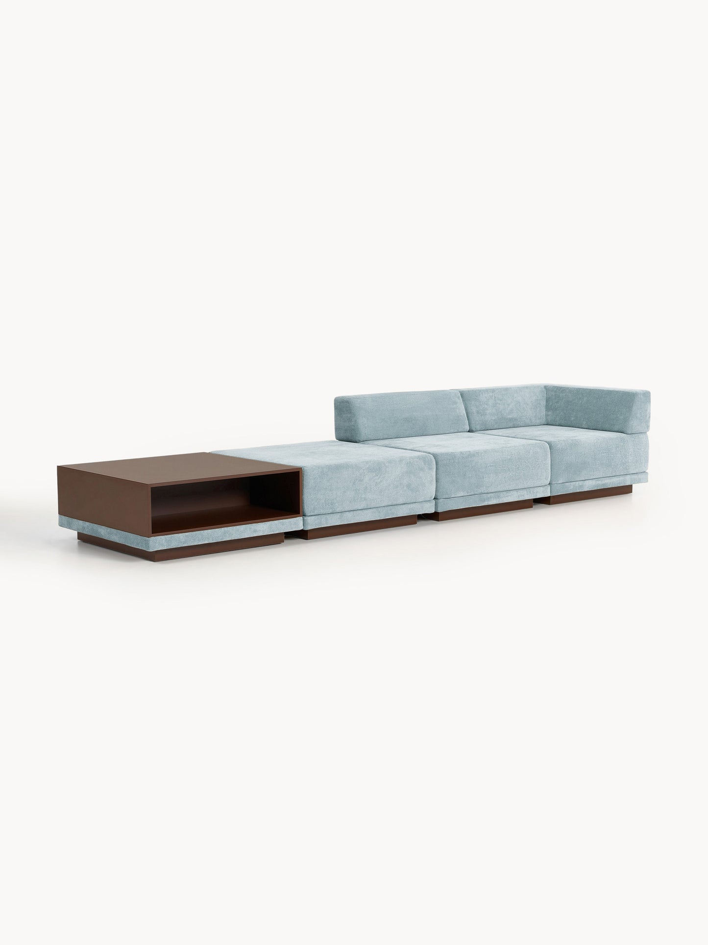Colrenta Modular Sofa (4-Seater) with Coffee Table & Ottoman