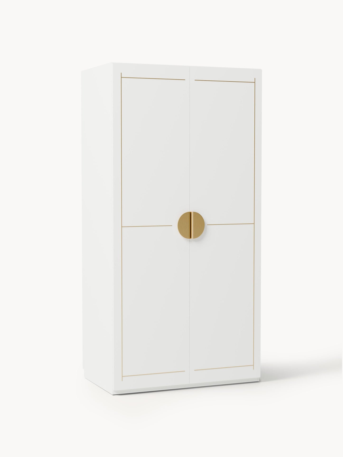 Denrosta Modular Hinged-Door Wardrobe, 100 cm Wide, in Various Sizes