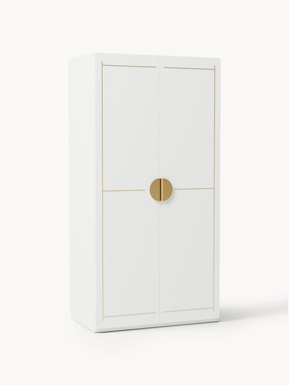 Denrosta Modular Hinged-Door Wardrobe, 100 cm Wide, in Various Sizes