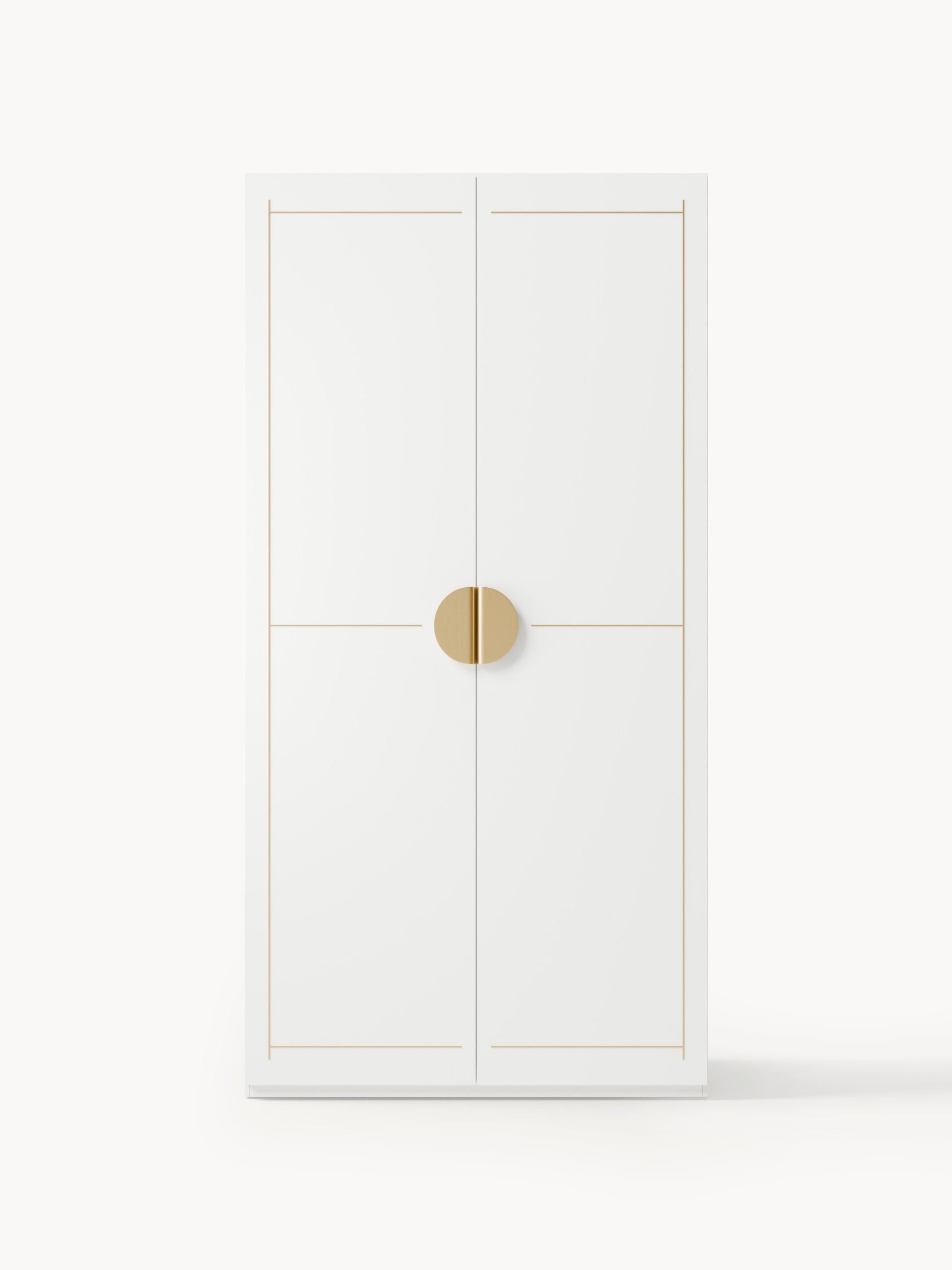Denrosta Modular Hinged-Door Wardrobe, 100 cm Wide, in Various Sizes
