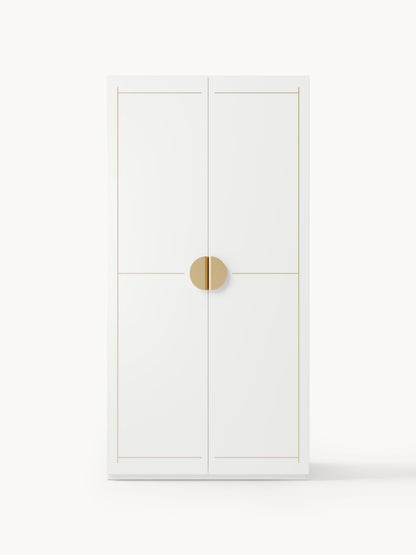 Denrosta Modular Hinged-Door Wardrobe, 100 cm Wide, in Various Sizes