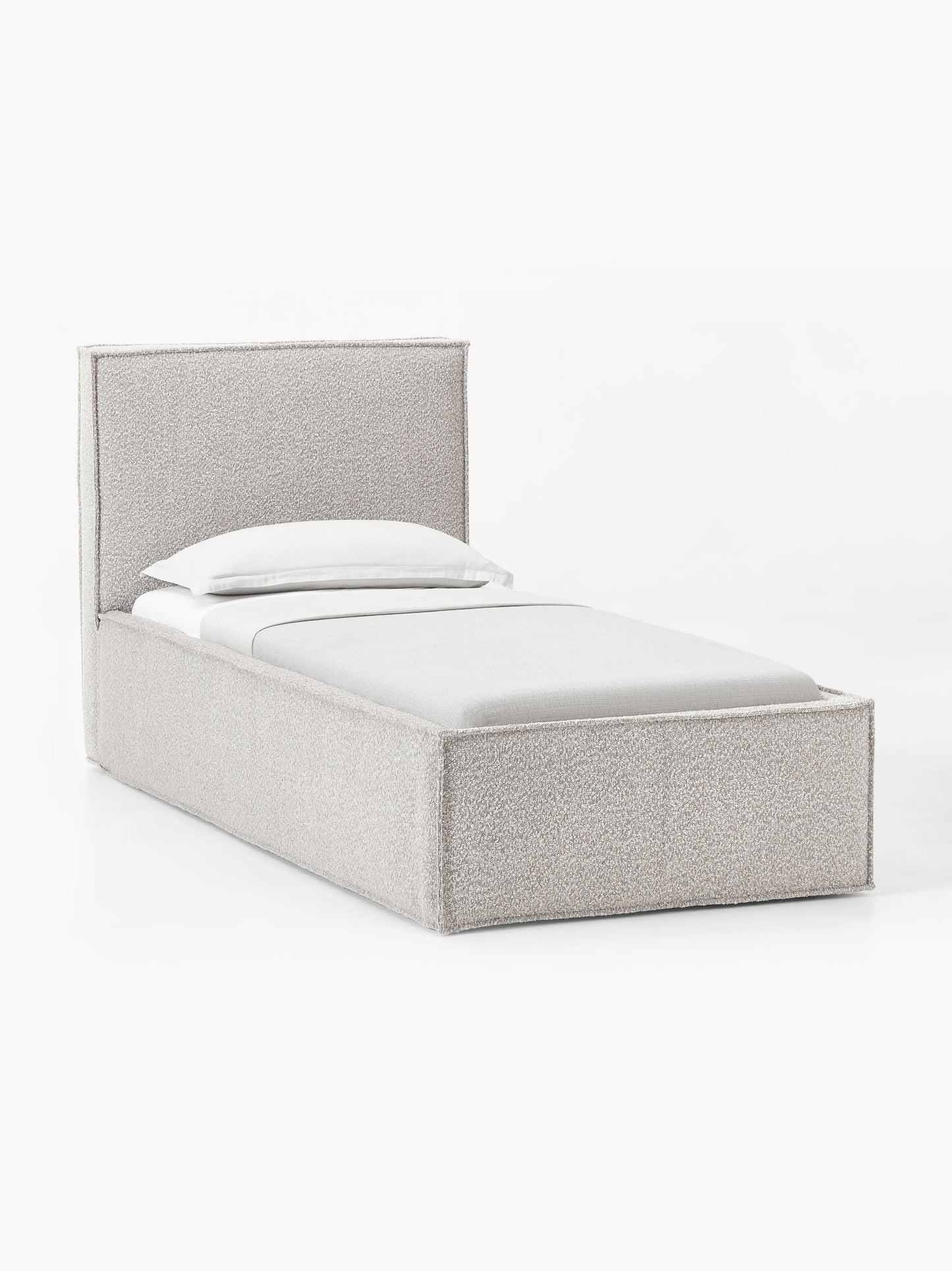 Dreponte Single Bed in Bouclé