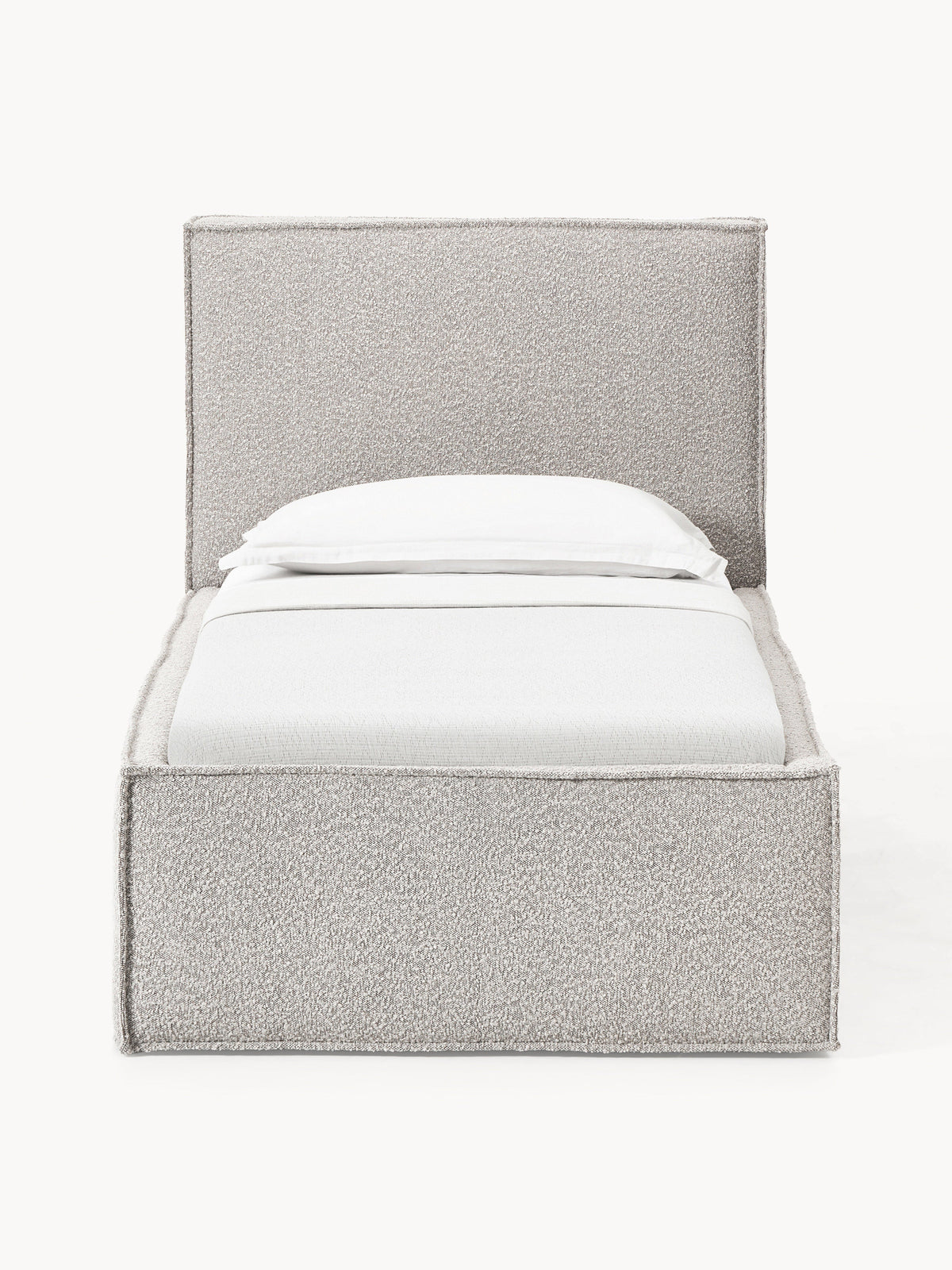 Dreponte Single Bed in Bouclé
