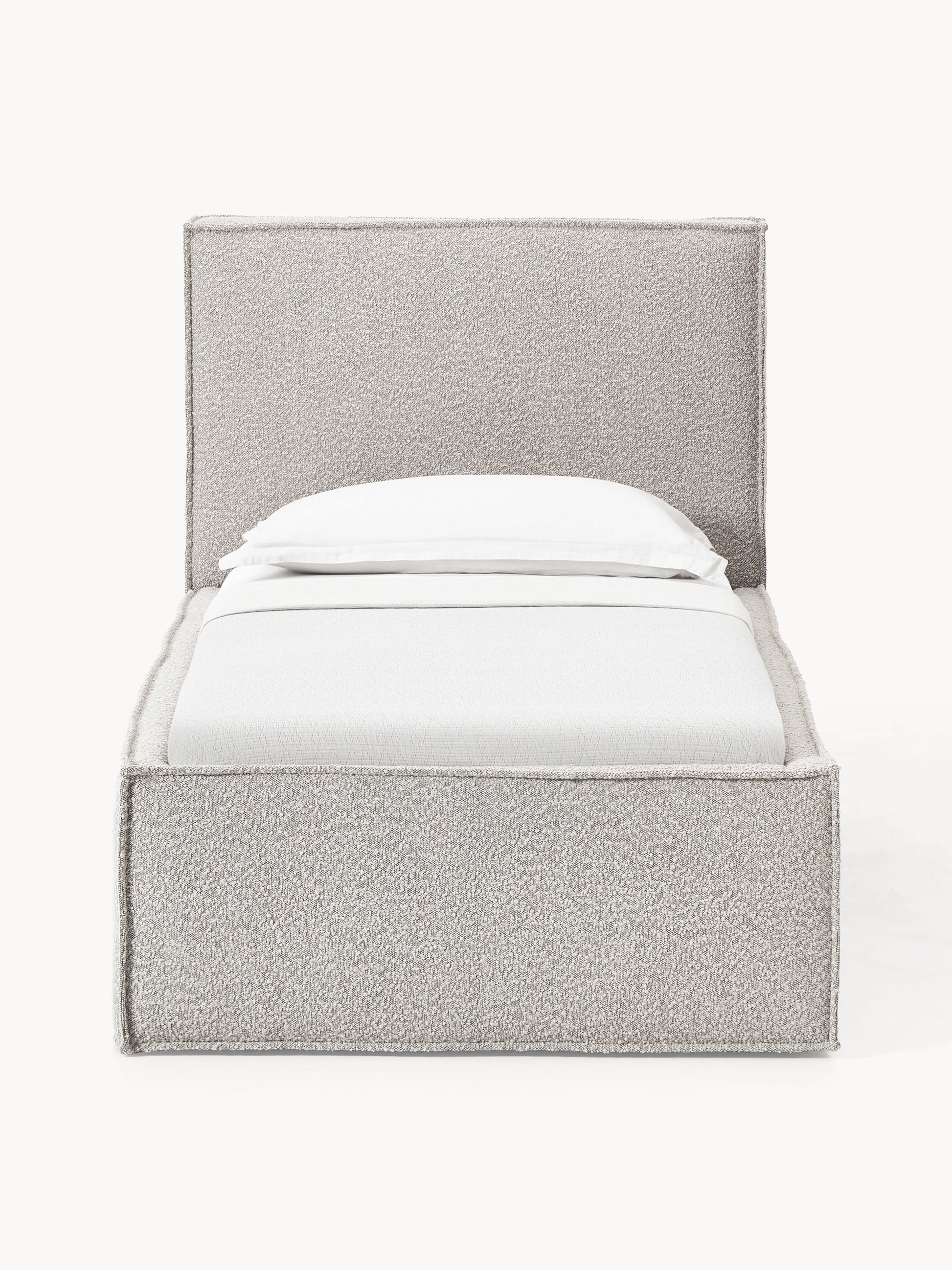 Dreponte Single Bed in Bouclé