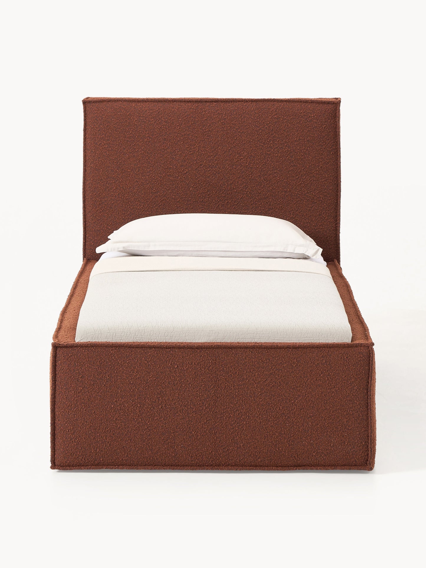 Dreponte Single Bed in Bouclé