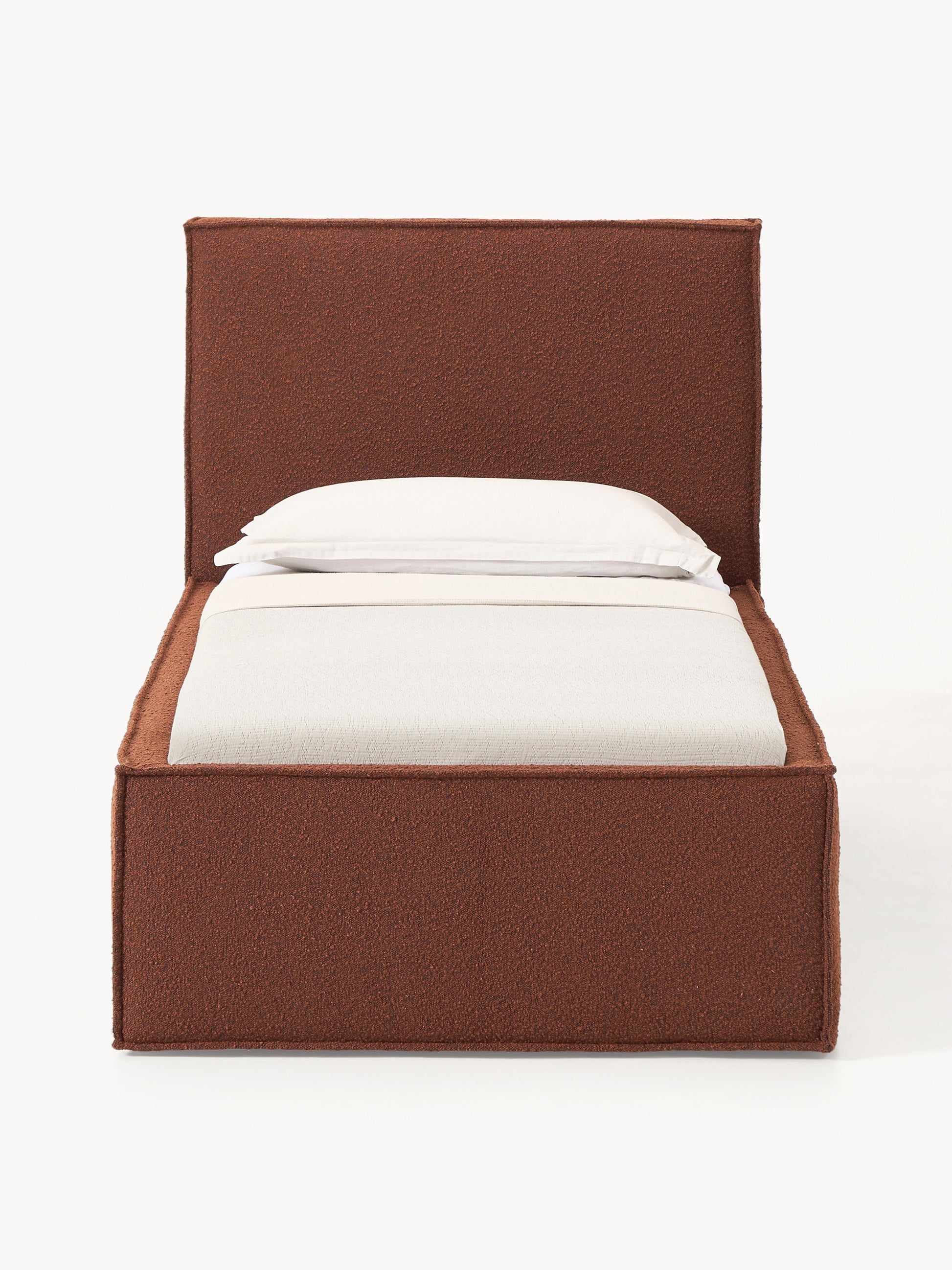 Dreponte Single Bed in Bouclé