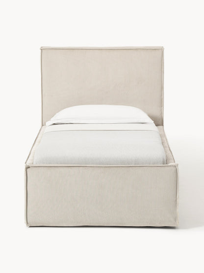 Dreponte Single Bed in Corduroy