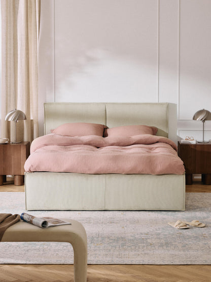 Dreponte Upholstered Bed in Corduroy