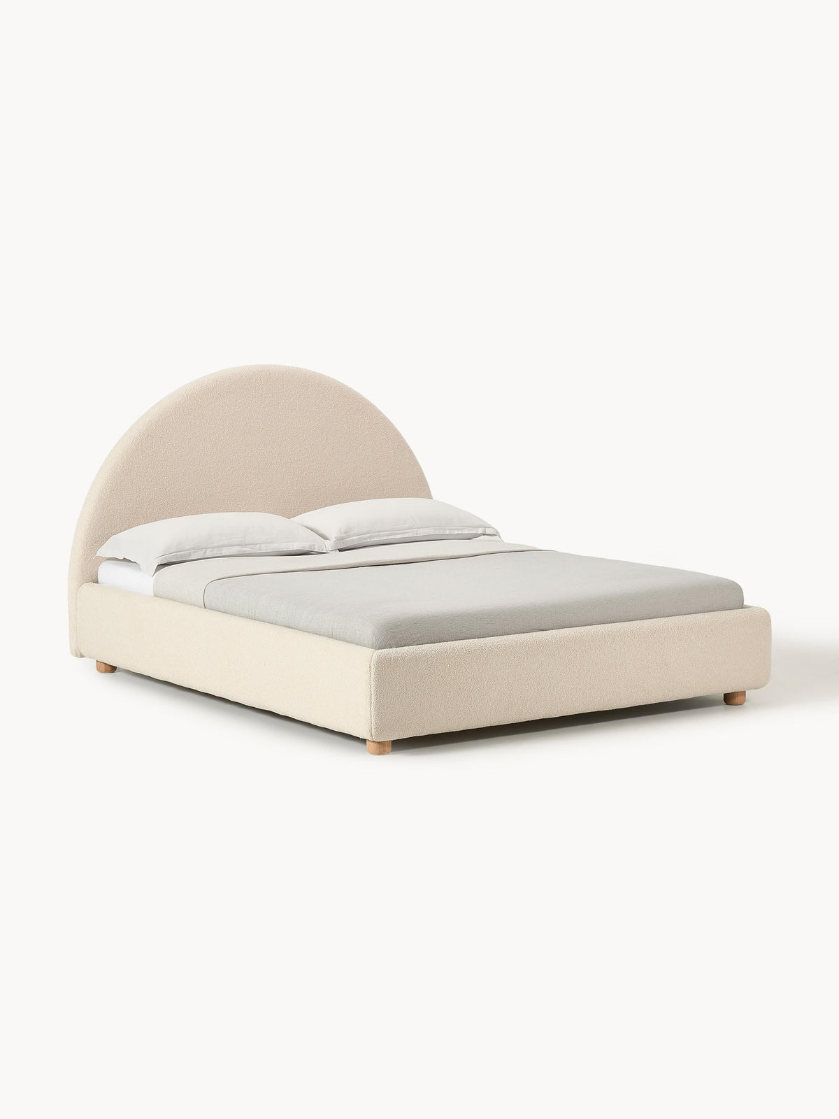 Ebbaroli Upholstered Bed in Teddy