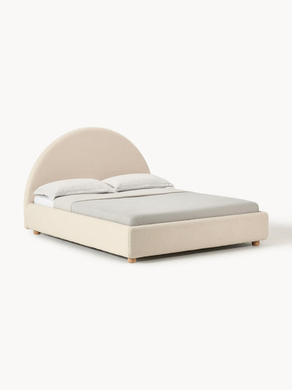 Ebbaroli Upholstered Bed in Teddy