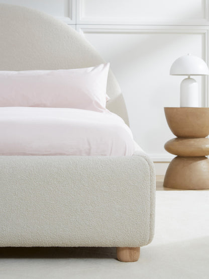 Ebbaroli Upholstered Bed in Teddy