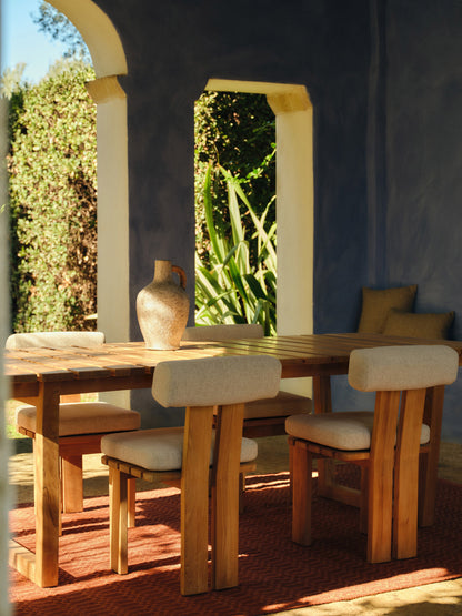 Eikorsa Teak Wood Garden Table, 229 x 100 cm