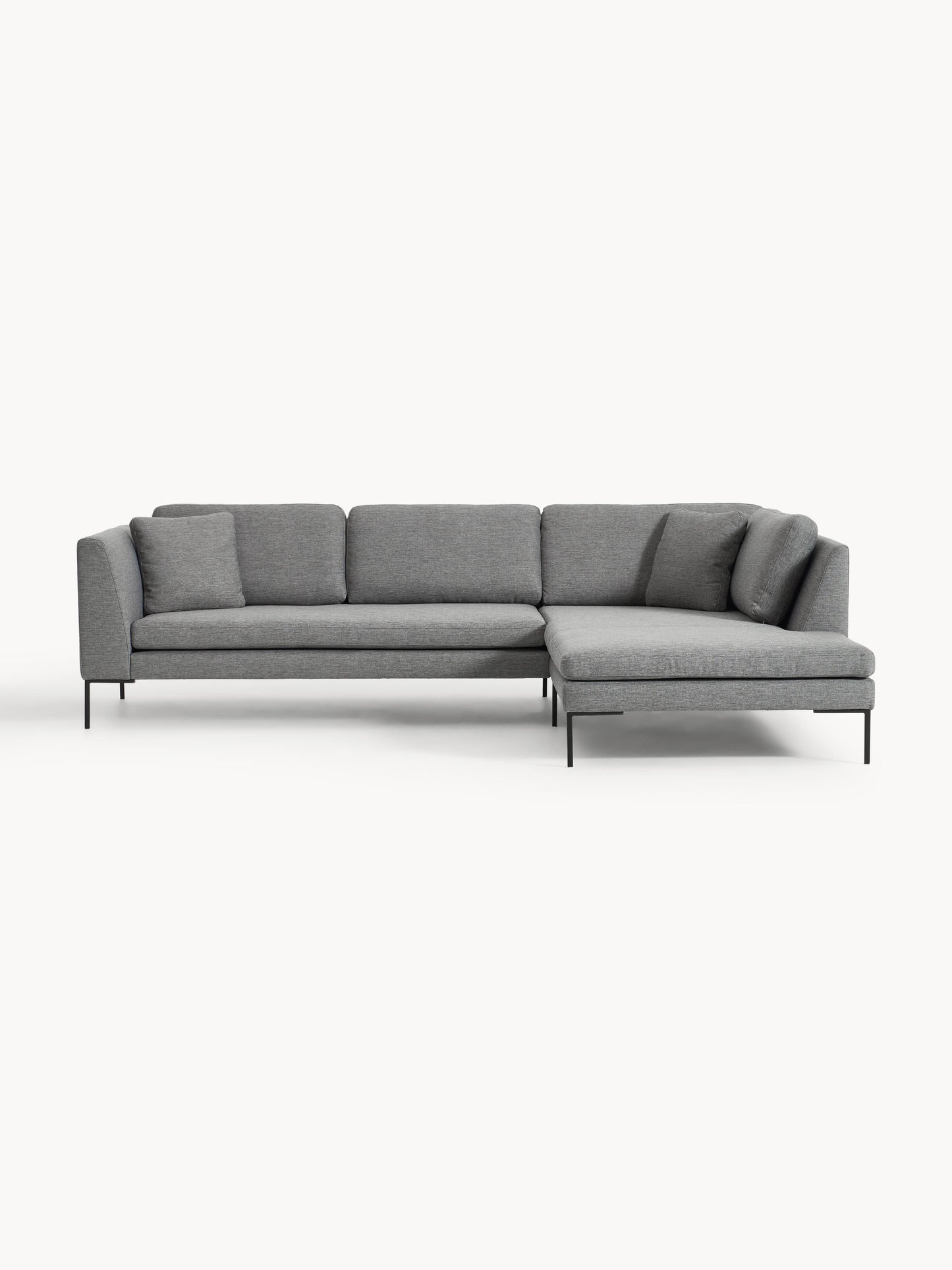 Emmestra Corner Sofa with Metal Legs