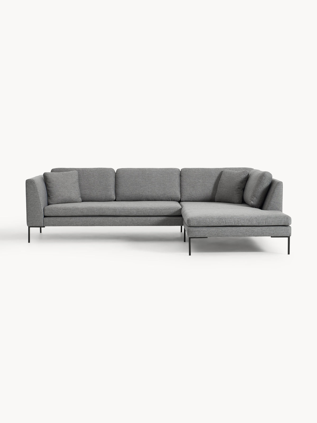 Emmestra Corner Sofa with Metal Legs