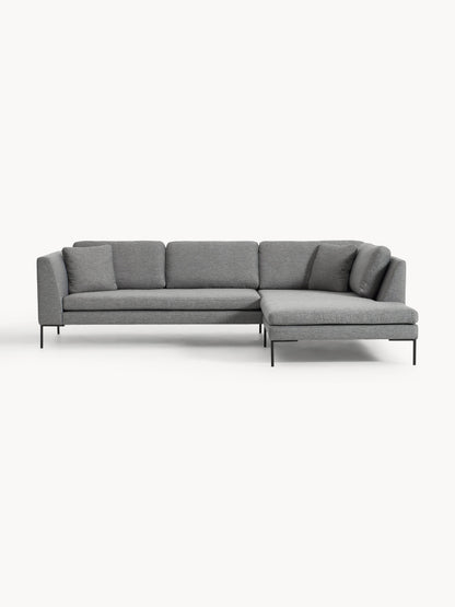 Emmestra Corner Sofa with Metal Legs