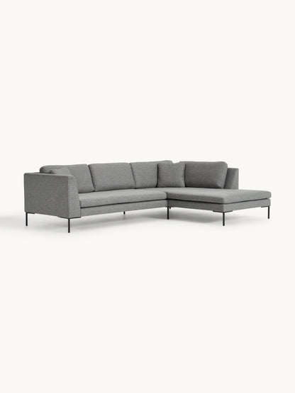 Emmestra Corner Sofa with Metal Legs