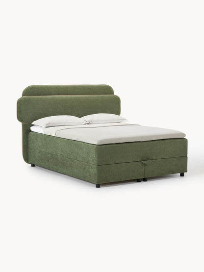 Enrivetta Box Spring Bed with Storage