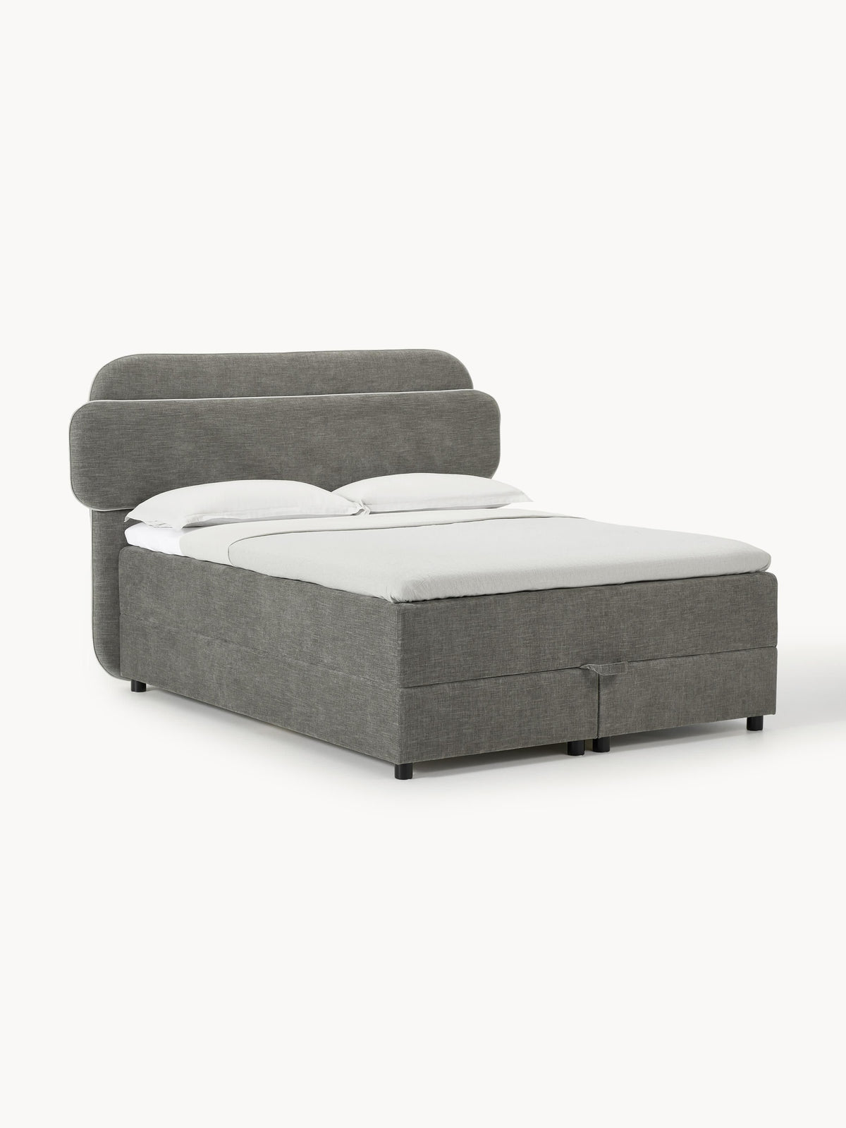 Enrivetta Box Spring Bed with Storage