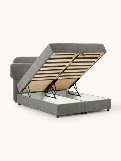 Enrivetta Box Spring Bed with Storage
