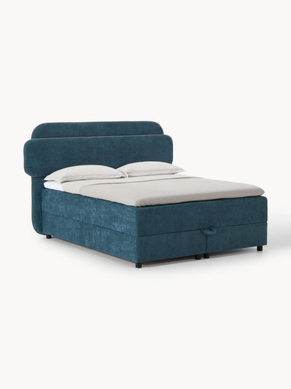 Enrivetta Box Spring Bed with Storage