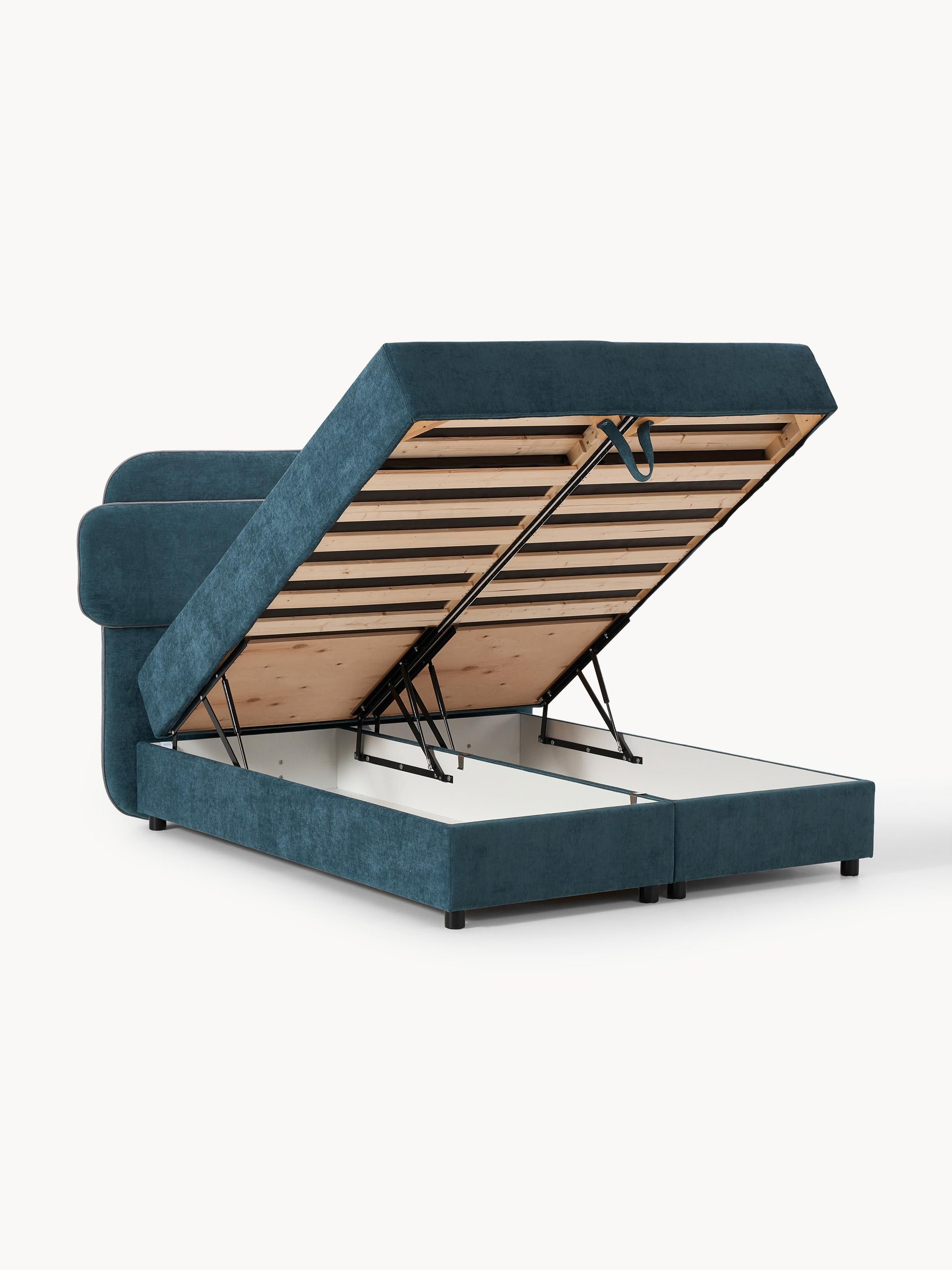 Enrivetta Box Spring Bed with Storage