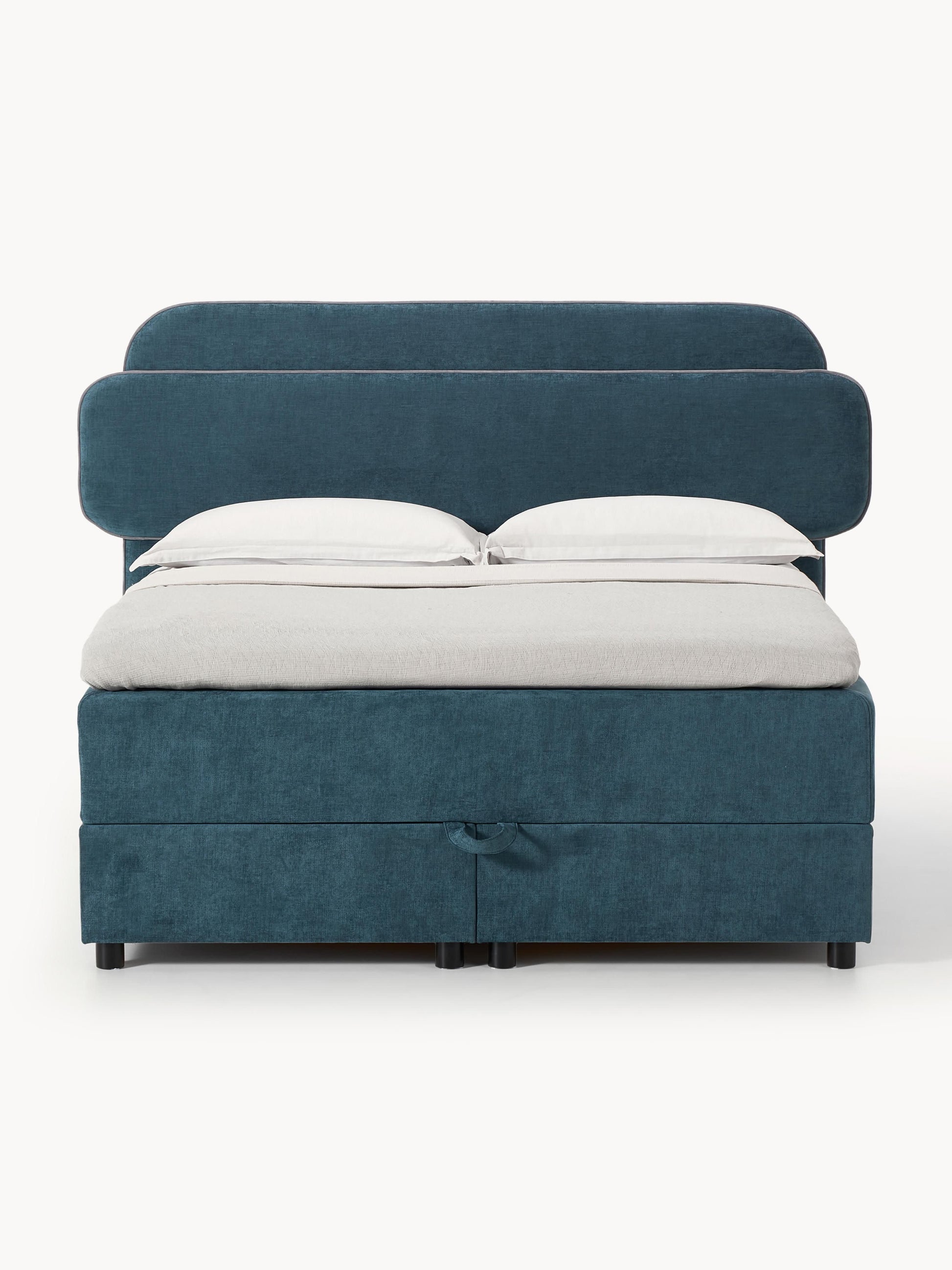 Enrivetta Box Spring Bed with Storage