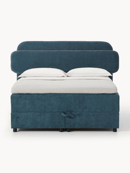 Enrivetta Box Spring Bed with Storage