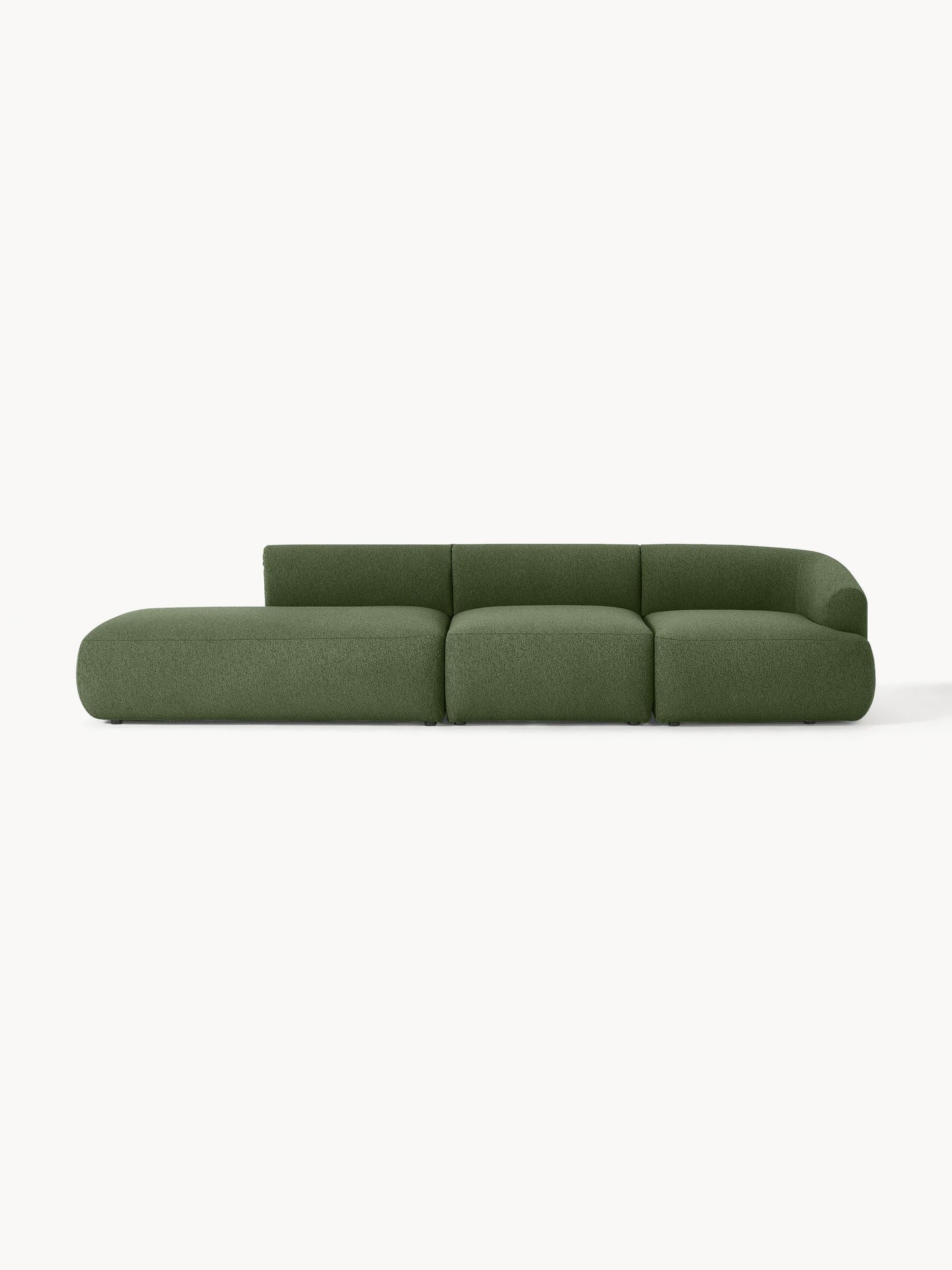 Fiorvana Bouclé Modular Chaise (2-Seater)