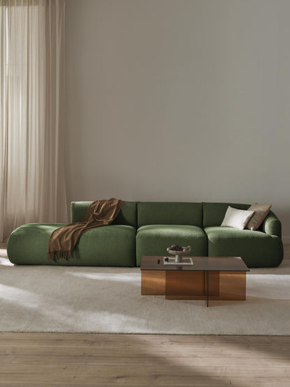 Fiorvana Bouclé Modular Chaise (2-Seater)