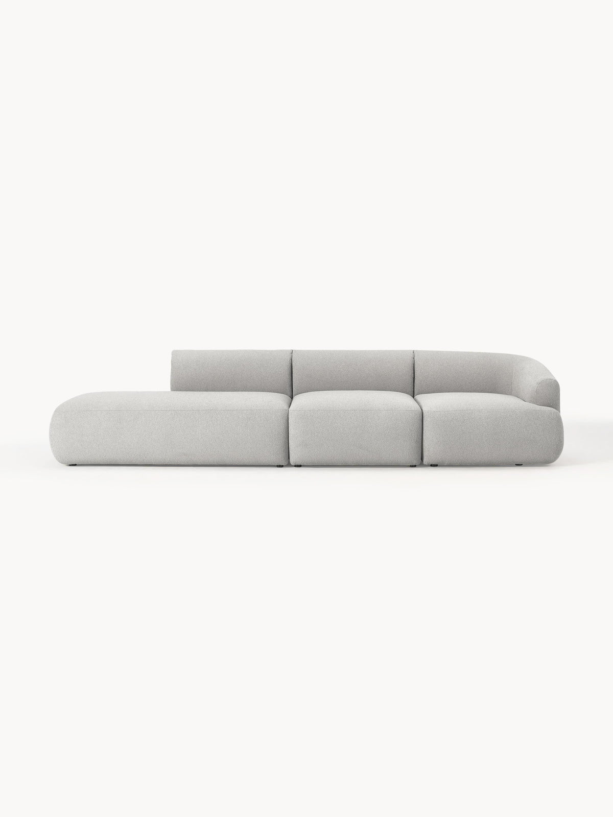Fiorvana Bouclé Modular Chaise (2-Seater)