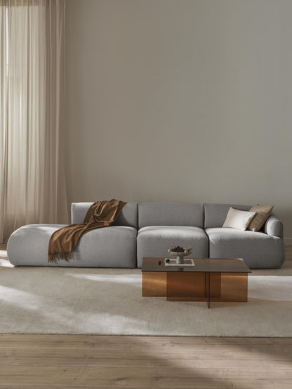 Fiorvana Bouclé Modular Chaise (2-Seater)