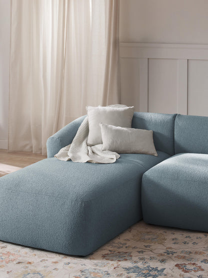 Fiorvana Chaise Corner Module in Bouclé