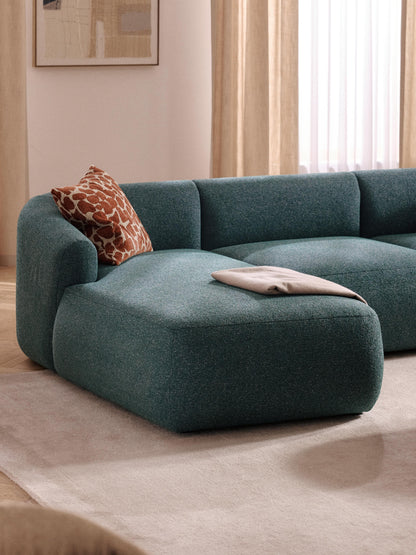 Fiorvana Chaise Corner Module in Bouclé