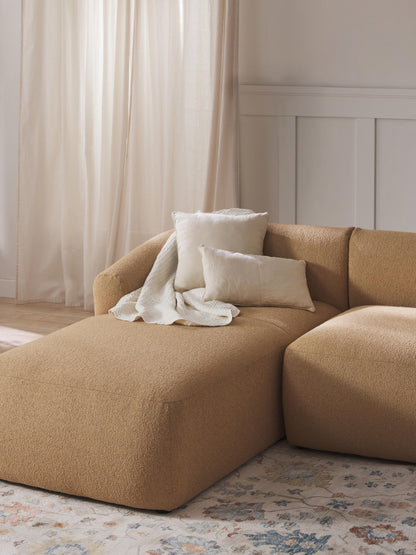 Fiorvana Chaise Corner Module in Bouclé