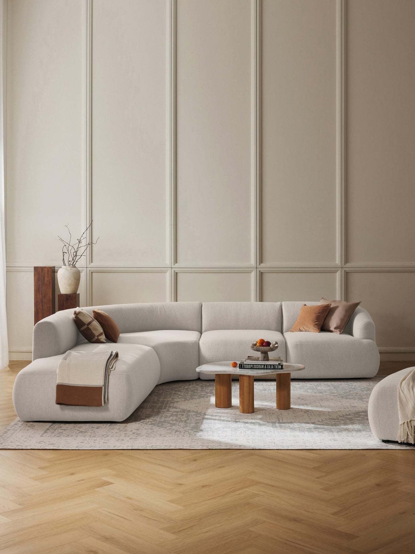Fiorvana Modular Corner Sofa (4-Seater)