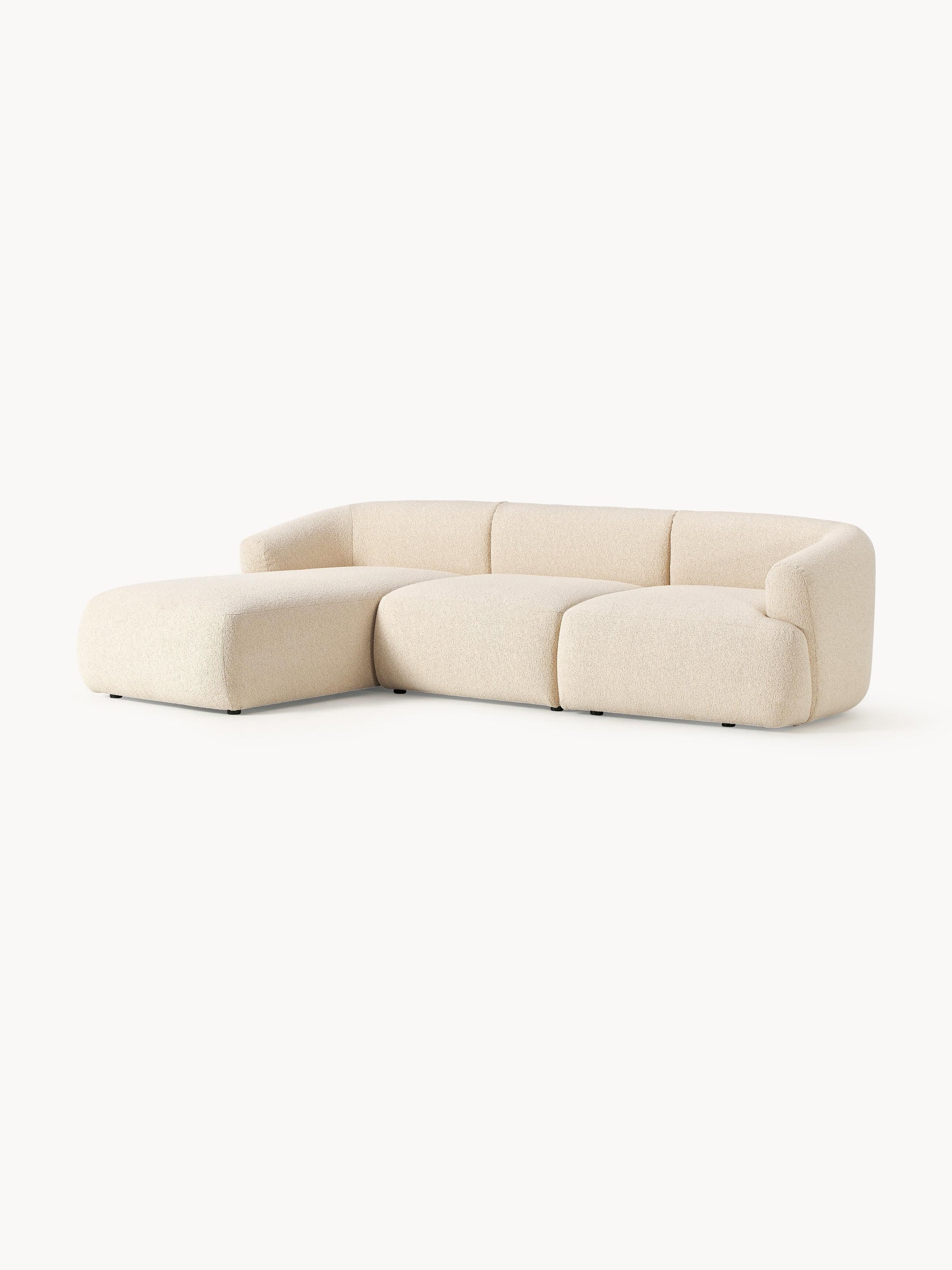 Fiorvana Modular Corner Sofa in Bouclé (3-Seater)