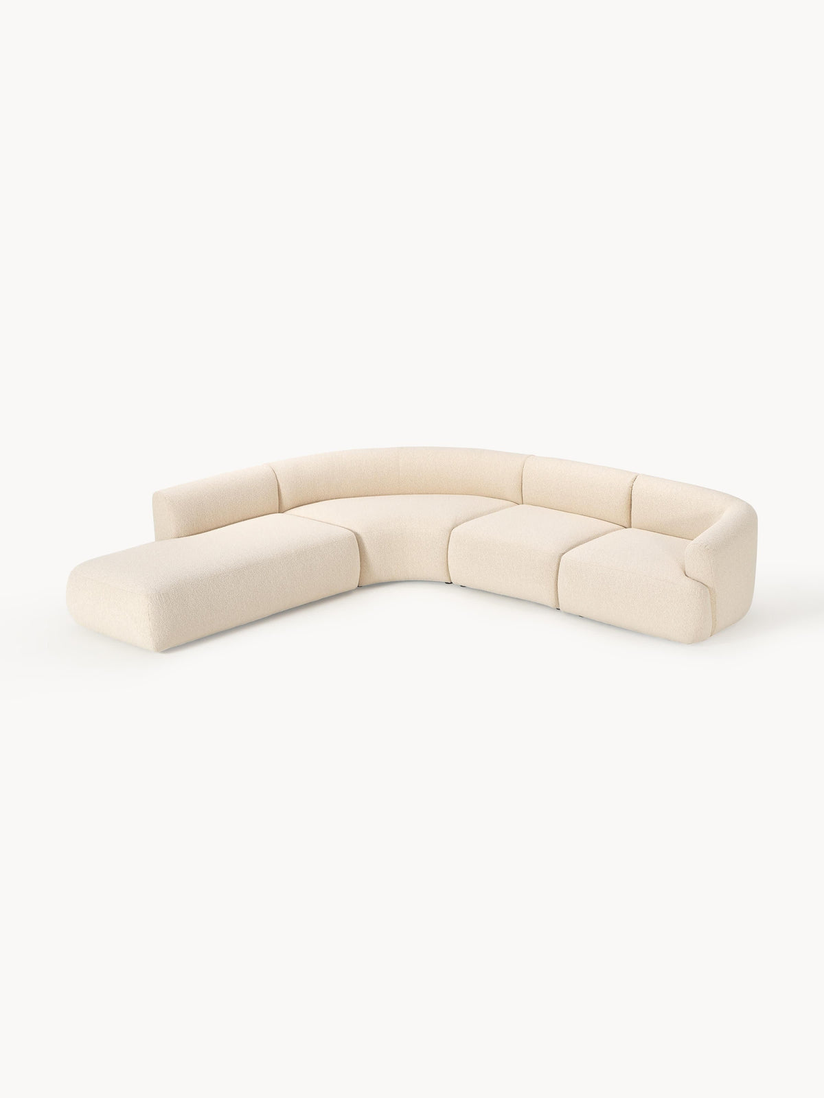 Fiorvana Modular Corner Sofa in Bouclé (4-Seater)